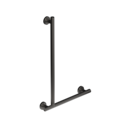 The Cavendish, stainless steel concealed fixing L-shape grab rail, PVD Satin Anthracite