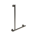 The Cavendish, stainless steel concealed fixing removable L-shape grab rail, Polished Nickel Plated