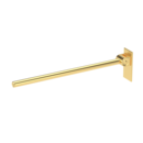 The Cavendish, 800mm stainless steel concealed fixing single arm hinged support rail, PVD Satin Gold
