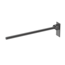 The Cavendish, 800mm stainless steel concealed fixing single arm hinged support rail, PVD Satin Anthracite