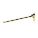 The Cavendish, 800mm stainless steel concealed fixing single arm hinged support rail, PVD Polished Brass