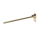 The Cavendish, 800mm stainless steel concealed fixing single arm hinged support rail, PVD Polished Warm Brass