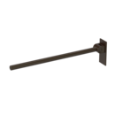 The Cavendish, 800mm stainless steel concealed fixing single arm hinged support rail, Dark Bronze Deep Matt