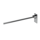 The Cavendish, 800mm stainless steel concealed fixing removable single arm hinged support rail, Polished Chrome Plated