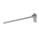 The Cavendish, 800mm stainless steel concealed fixing removable single arm hinged support rail, Satin Chrome Plated