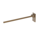 The Cavendish, 800mm stainless steel concealed fixing removable single arm hinged support rail, Antique Brass Plated