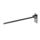 The Cavendish, 800mm stainless steel concealed fixing removable single arm hinged support rail, PVD Polished Graphite