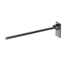 The Cavendish, 800mm stainless steel concealed fixing removable single arm hinged support rail, PVD Polished Anthracite