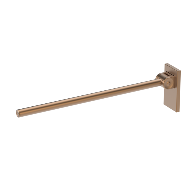 The Cavendish, 800mm stainless steel concealed fixing removable single arm hinged support rail