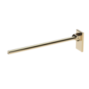 The Cavendish, 800mm stainless steel concealed fixing removable single arm hinged support rail, PVD Polished Warm Brass