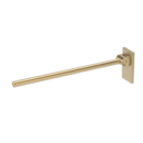 The Cavendish, 800mm stainless steel concealed fixing removable single arm hinged support rail, PVD Satin Warm Brass