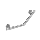 The Cavendish, stainless steel concealed fixing grab rail, 135 deg cranked, Satin Stainless Steel