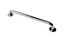 Grab rail, stainless steel, concealed fixings, 32mm diameter, Polished stainless steel