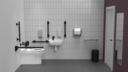 Infrared premium rimless luxury back to wall Doc M toilet pack, left handed