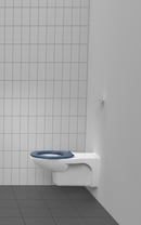 Wall hung Doc M ware set, pan & cistern assembly, ring only seat, Dark blue (RAL 5011)
