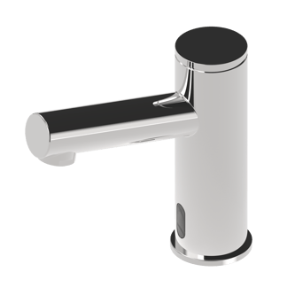 Contemporary infrared tap, with fittings, mains powered