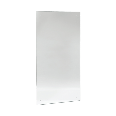 Safety backed glass mirror, 1000mm x 400mm