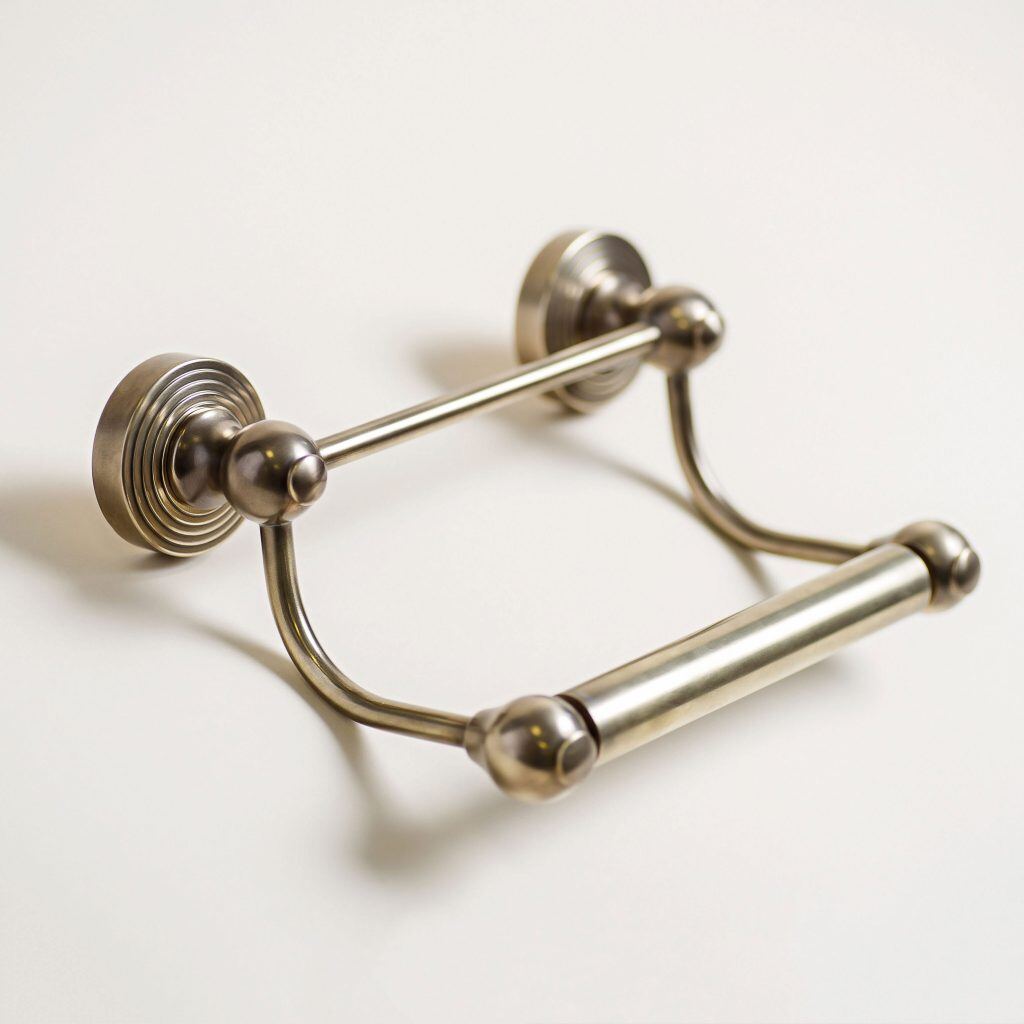 Solid Brass Concealed Flange Toilet Roll Holder