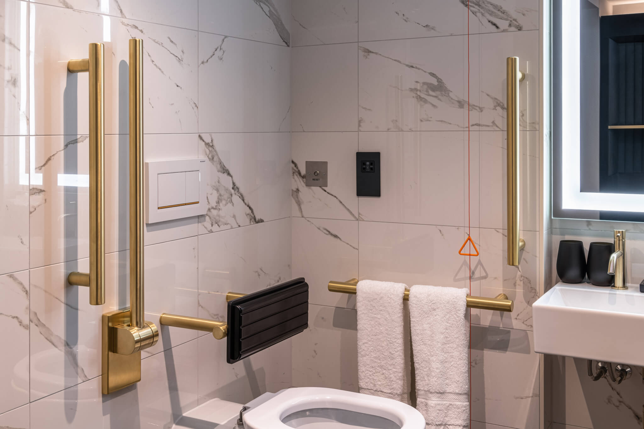 Flanged or Flangeless Accessible Bathroom Fittings? Understand the Difference